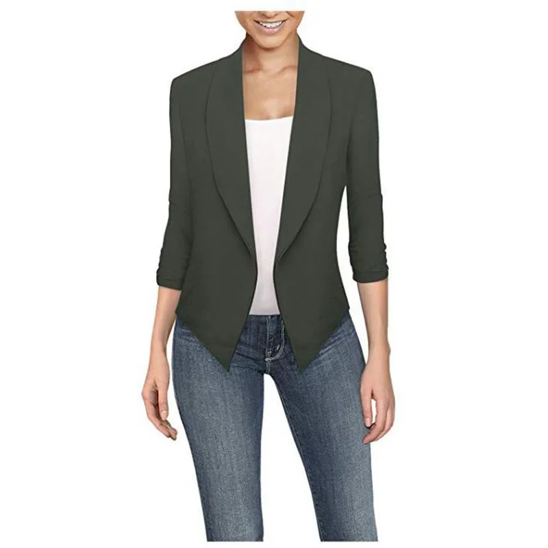 Женская модная куртка женская 2019 Весна и лето новый зазор длинный секционный