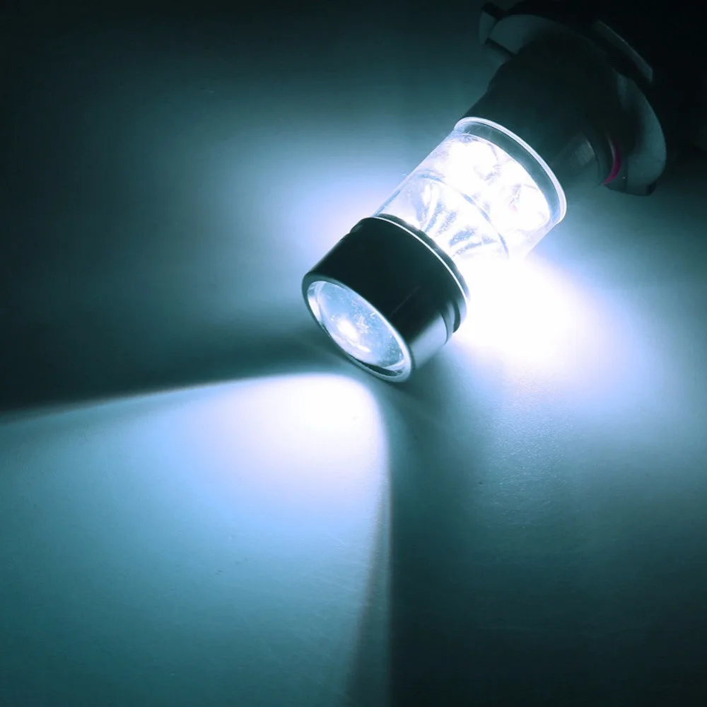 H1 100 LED противотуманные лампы Белый 6500 к Автомобильный светодиодный светильник 12V
