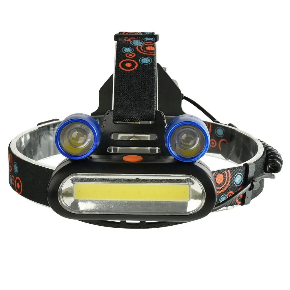 

Super Bright 3 LED Headlamp USB Rechargeable Cycling Waterproof Flashlight