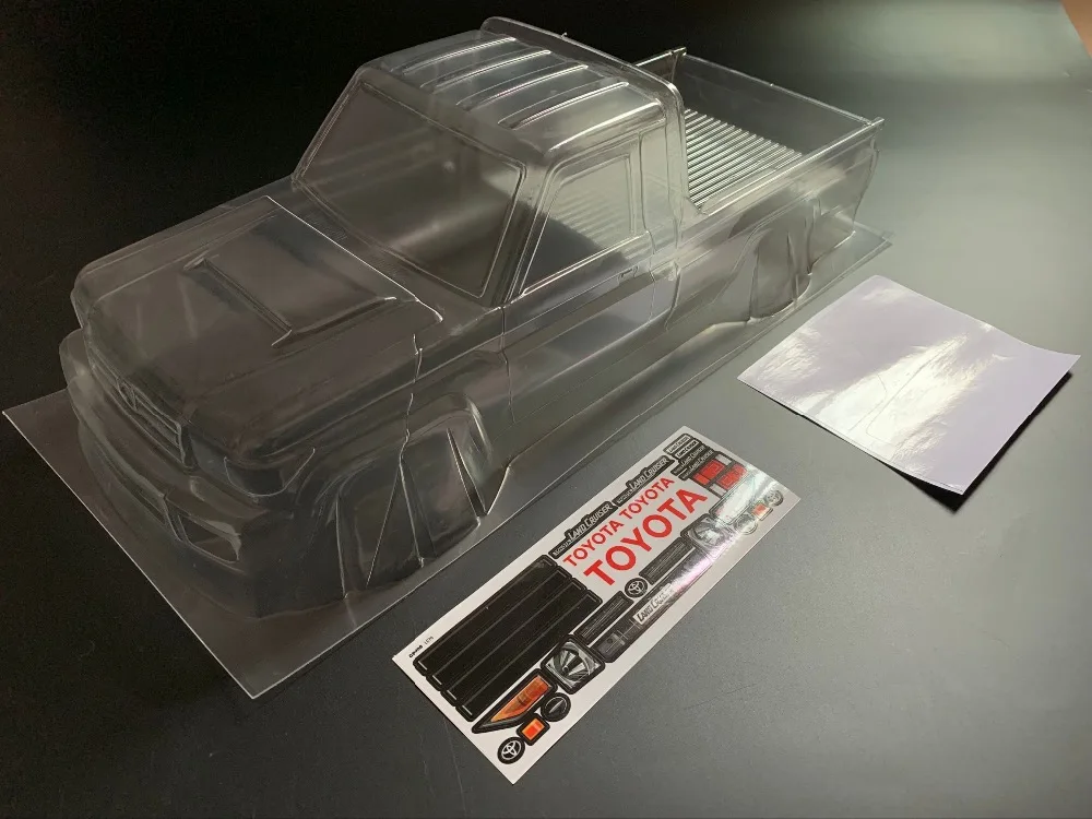 1/10 RC Рок Гусеничный прозрачный корпус для 1/10 kyosho tamiya HSP HPI Гусеничный автомобиль 313 мм