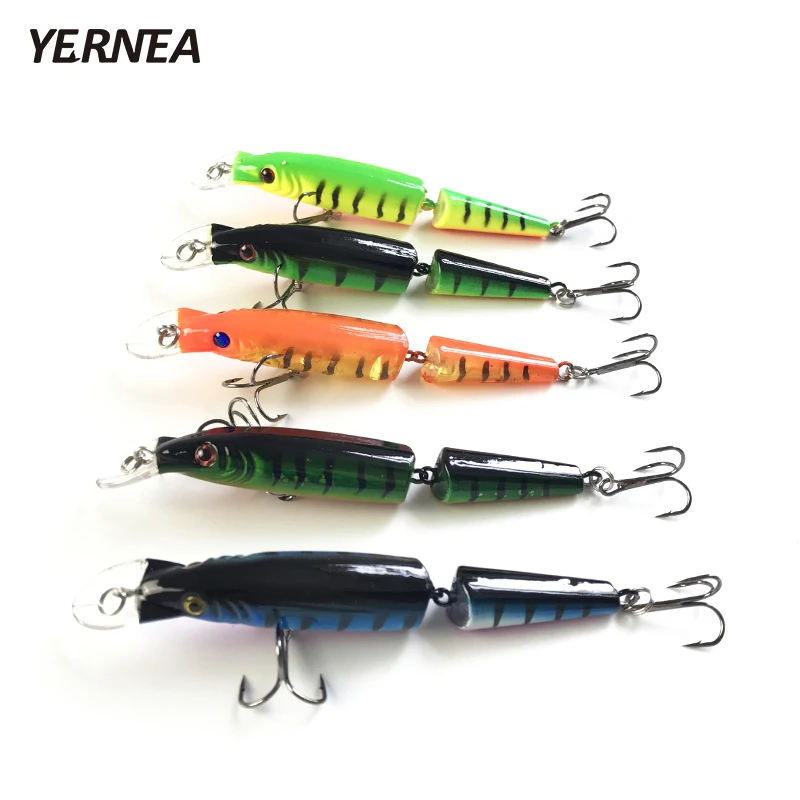 

Yernea 5 шт./лот Swimbait рыболовные приманки Crankbait жесткая приманка медленная 5 цветов рыболовные воблеры рыболовные снасти Isca искусственные прима...