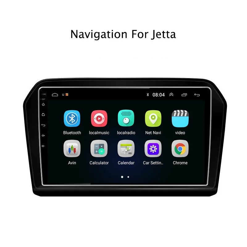 Ectwodvd 9 &quotAndroid 8 1 автомобильный DVD плеер gps навигация для VW Jetta 2013-2017 Радио стерео |