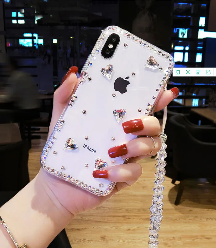 Роскошные блестящие чехлы для телефонов Samsung S10 S7 edge S8 S9 Plus Note8 Note9 Note10 мягкий ТПУ