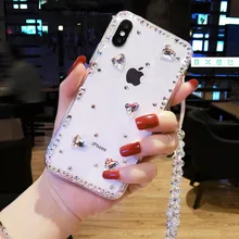 Роскошные блестящие чехлы для телефонов Samsung S10 S7 edge S8 S9 Plus Note8 Note9