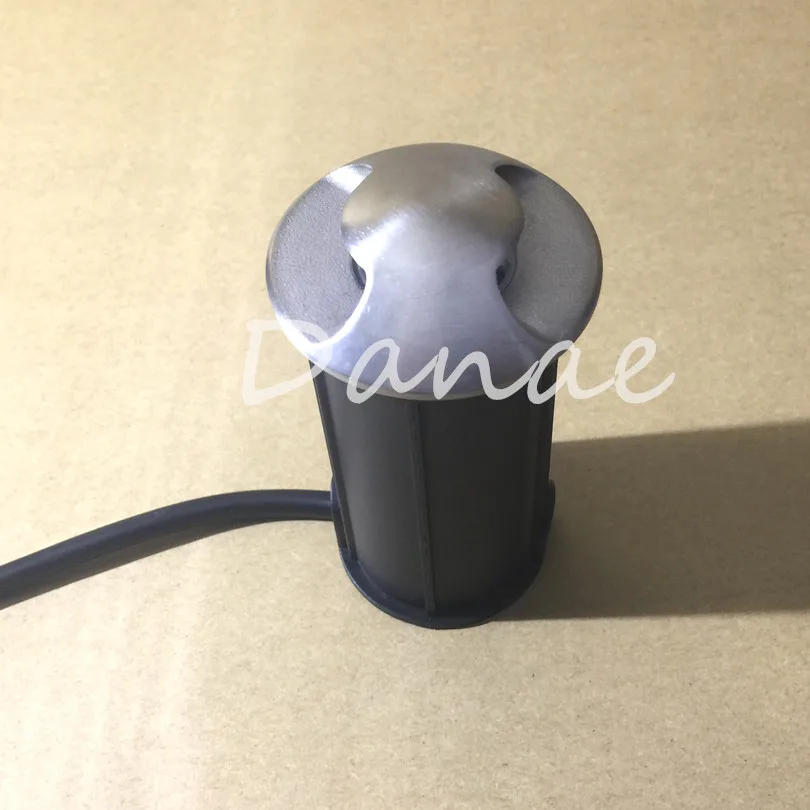 IP68 LED подземный свет 3 Вт AC85-265V DC12V Светодиодные Встраиваемые лампы Теплый