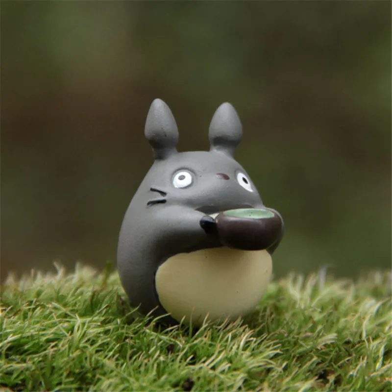 Kawaii 1 шт. мини Миядзаки Мой сосед Тоторо игрушки напиток чай микро пейзаж