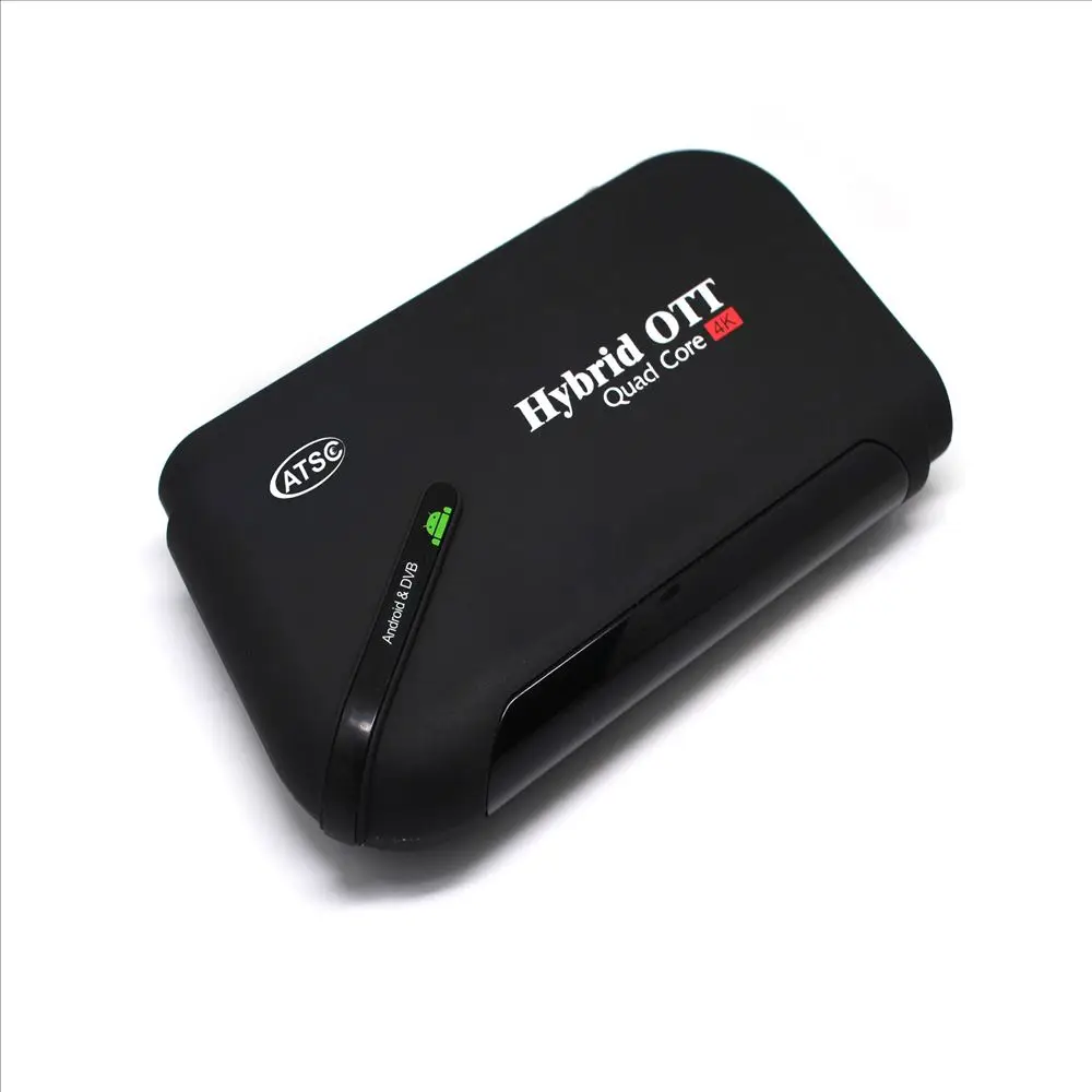 DVB ATSC android 7 1 инфракрасный дистанционный пульт flash8gb ddr1gb Гибридный ott iptv приставка