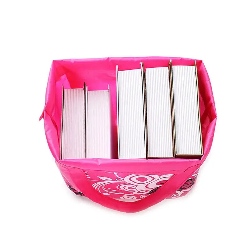 Многоразовые дорожные сумки с бабочками и цветочным принтом для продуктов