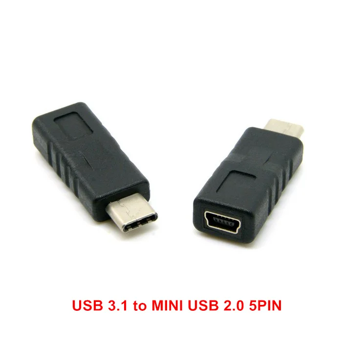 USB 3 1 Type C разъем типа папа для Mini 2 0 5Pin адаптер передачи данных|mini usb|usb usbusb male female |