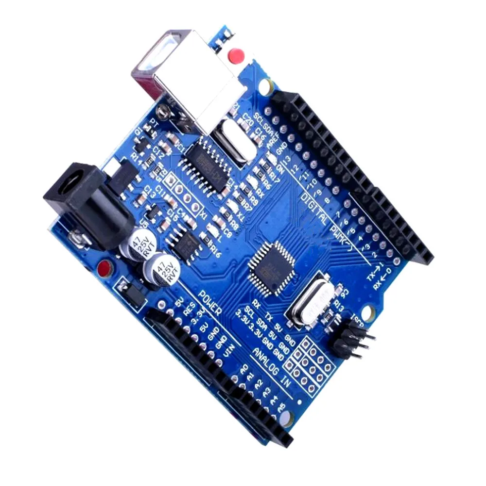 Для UNO R3 ATmega328P CH340 макетная плата для Arduino Φ набор разработки микроконтроллера