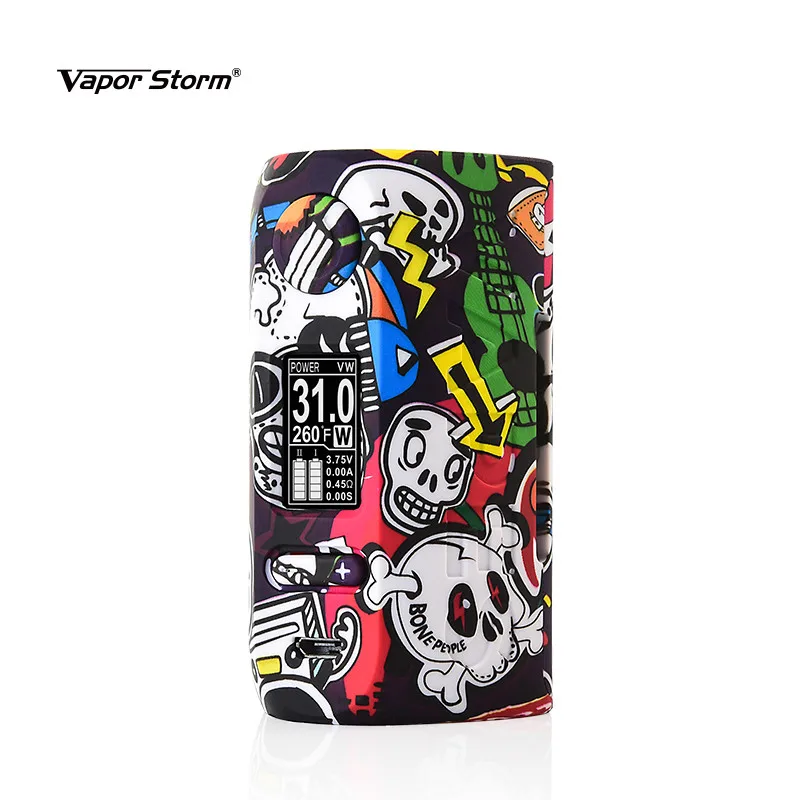 Электронная сигарета Vapor Storm Storm230 Пума вейп бокс мод граффити Макс 200 Вт TC контроль