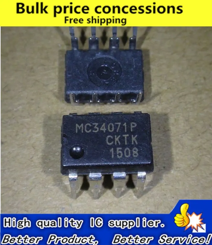 

Бесплатная доставка 50 шт./лот MC34071 MC34071P DIP8