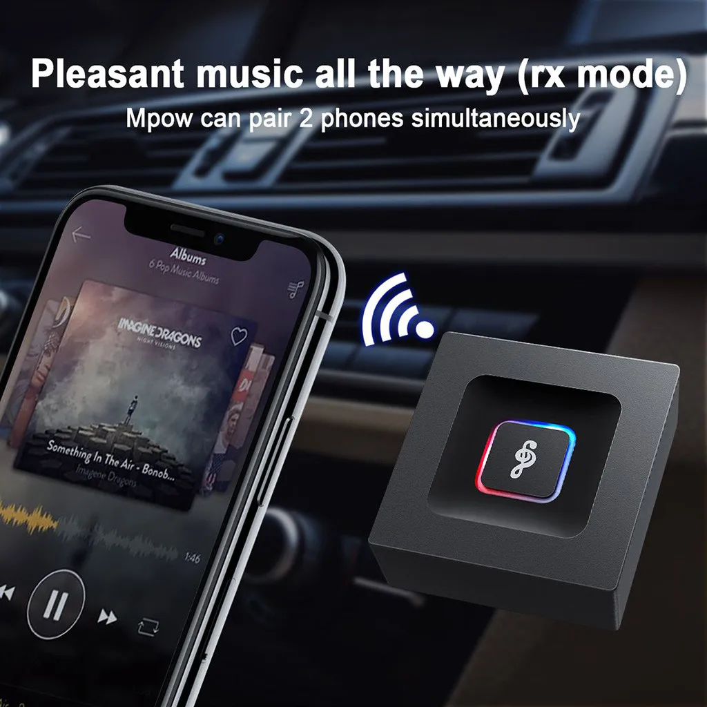 Беспроводной Bluetooth 4 0 аудио передатчик ТВ приемник 3 5 мм AUX HIFI стерео адаптер |