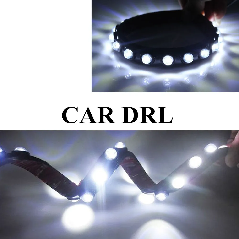 12V 2x36W белый авто DRL дневные ходовые фары для вождения Противотуманные лампы