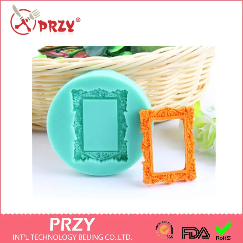 Женская овальная рамка фоторамка зеркальные инструменты для украшения торта из