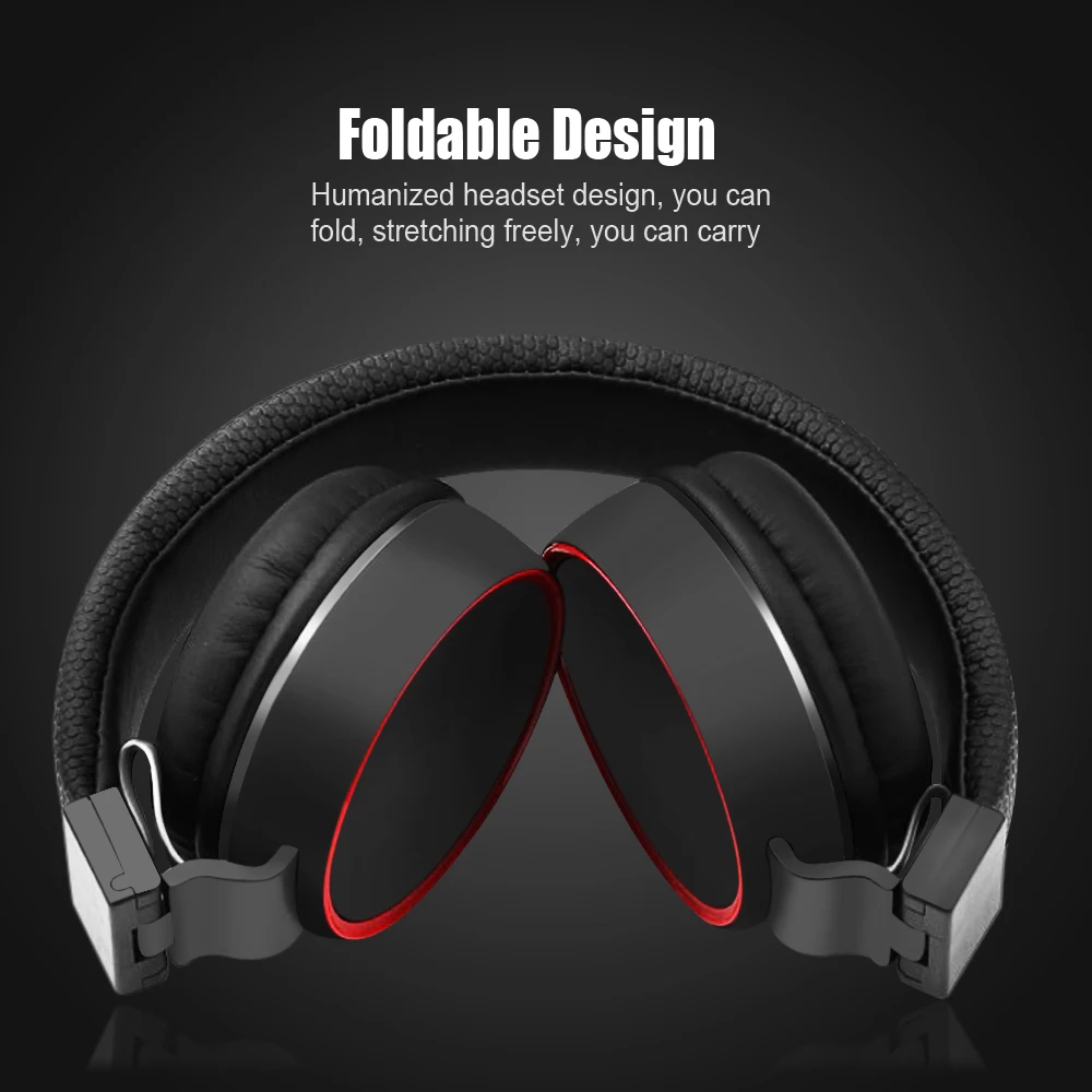 Высокое Качество головная повязка Складные стерео наушники Наушники Hi Fi для ПК