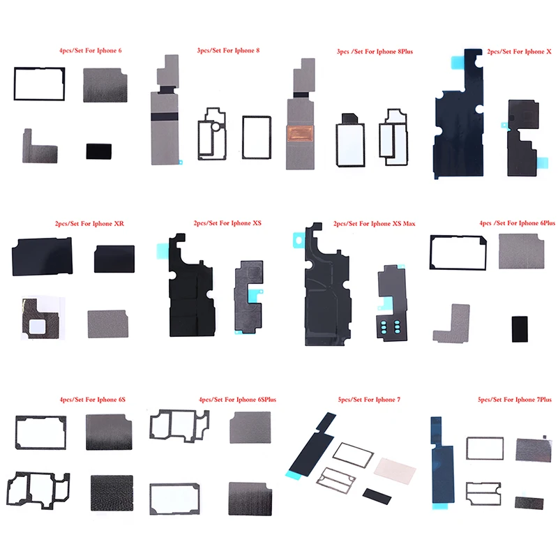 Материнская плата Антистатическая теплоотвод наклейка для iPhone X XS Max XR 8 7 клей