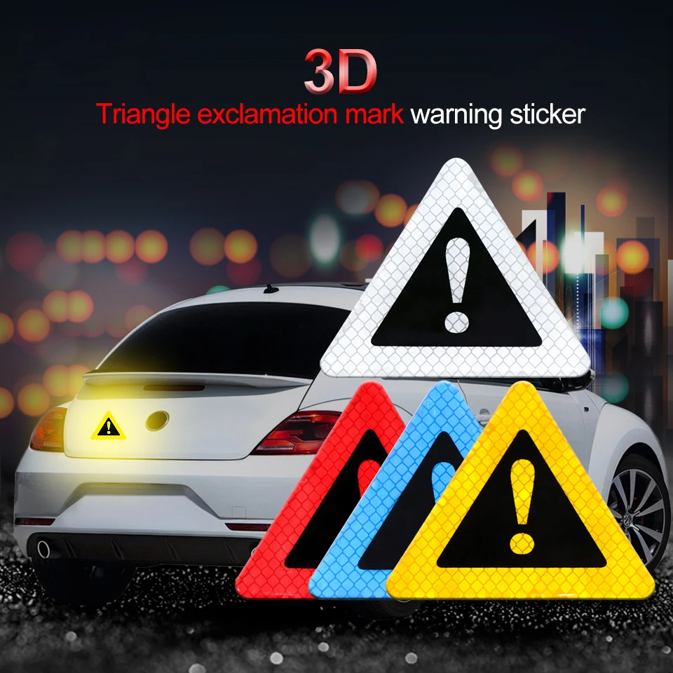 

Автомобильная наклейка, предупреждающий знак безопасности, личная наклейка, светоотражающая лента, наклейки, безопасный знак, светоотража...