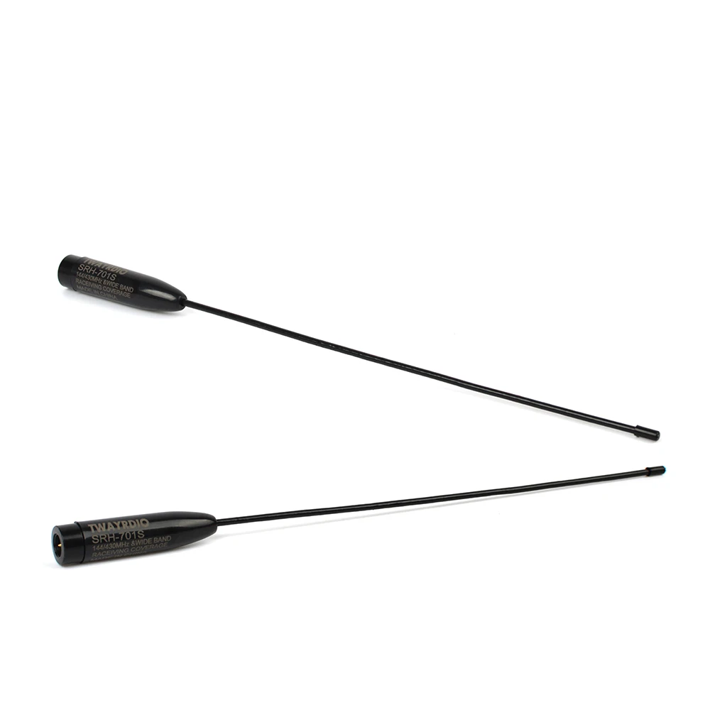 HYS SRH701S Walkie Talkie sma мале Антенны VHF и UHF Dual Band 144/430 мГц гибкие ветчина ручной