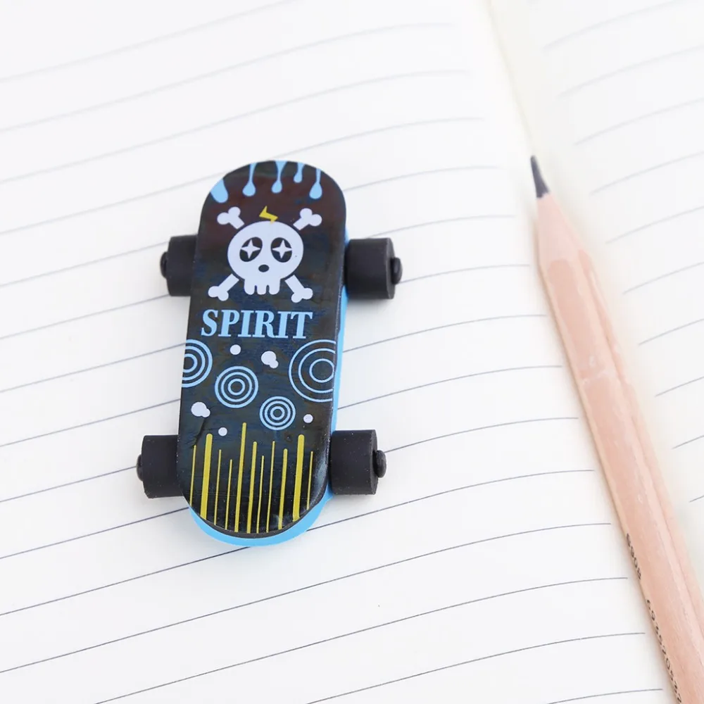 

Creative Skateboard Eraser Pencil Rubber Cleaner Stationary Supply Kids Gift Toy