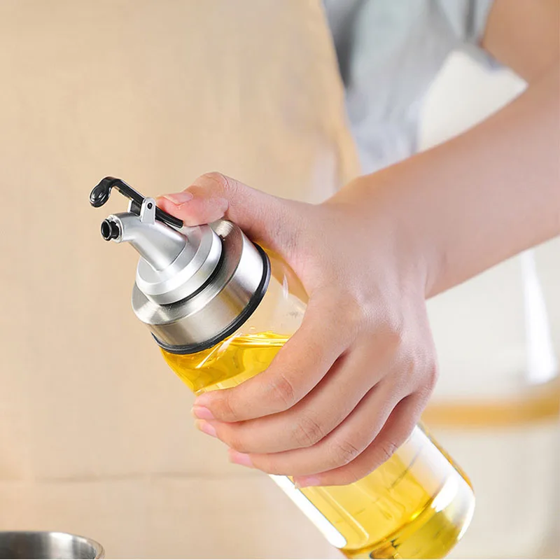 Боросиликатное стекло диспенсер соус бутылка стеклянная для хранения масла и