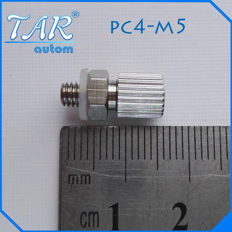 

SMC pneumatic-bends / Straight quick twist PC4-M5 mini pipe quick connector PC 4-M5 lock nut Pneumatic quick screw fitting