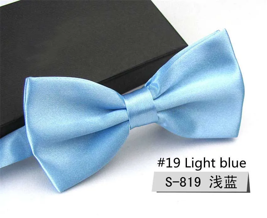 Мужской свадебный смокинг Свадебный галстук бабочка яркий регулируемый