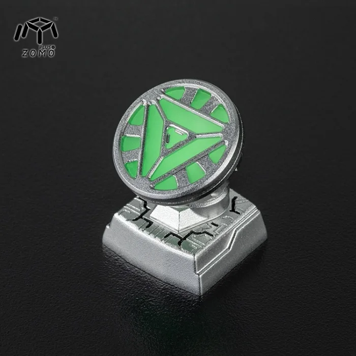 Silver Reactor x1 Zomo ironman реактор Artisan Keycap CNC Анодированный Алюминиевый совместимый Cherry MX переключатели - Цвет: Silver Reactor x1