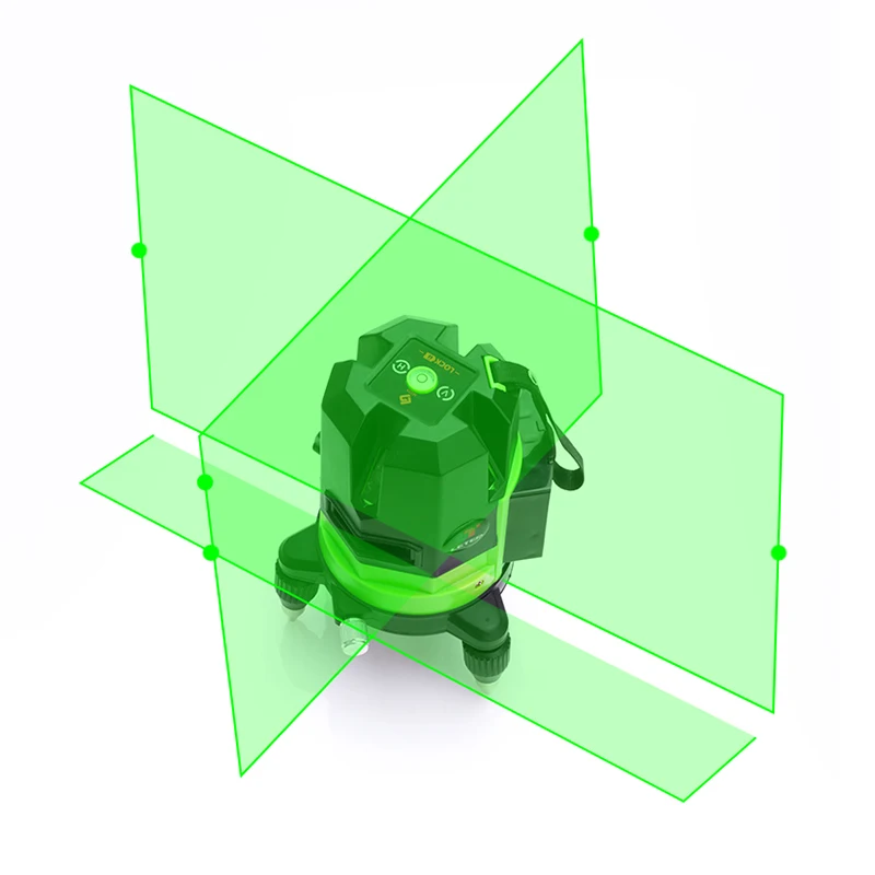 Самонивелирующийся зеленый лазерный уровень Leter нивелир с горизонтальными и