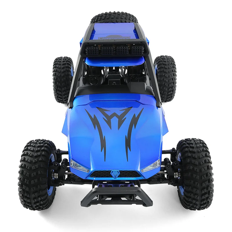 Q64 Blue 1/12 Q64 высокоскоростной внедорожный Багги пустынный грузовик RTR 1/18 C008 Rc Гусеничный 2,4G 4WD 4CH большой грузовик уличные игрушки - Цвет: Q64 Blue
