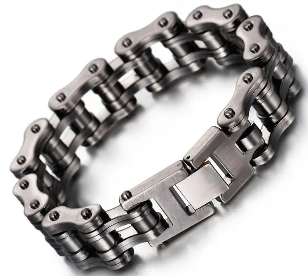 Высокое качество винтажный браслет из нержавеющей стали цепь для мотоцикла