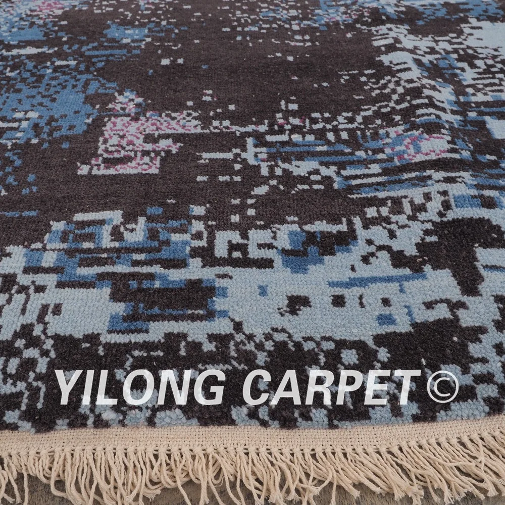 Koop YILONG 10'x13. 8' Chinese Gesneden Wollen Tapijten Uitstekende Verwerking Staat Wol Handgemaakte Tapijten (CQG52S10x13.8)