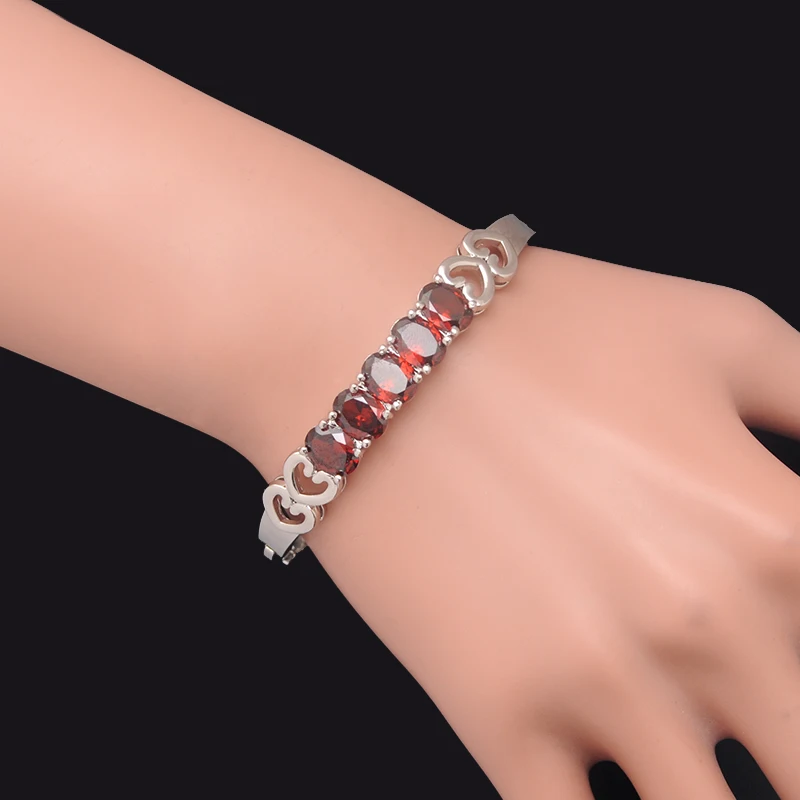 Серебристые браслеты для женщин браслет из прозрачного кубического циркония