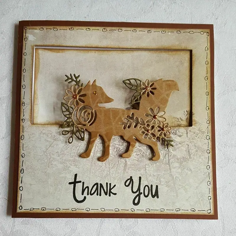 2019 3D DIY New Arrival Layered Metal Cutting Dies and Scrapbooking For Paper Making Animal Embossing Stamps Frame Card Craft | Дом и сад