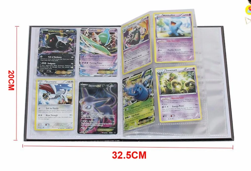 Коллекция жесткой обложки альбом Pokemon cards книга Пикачу топ загруженный список