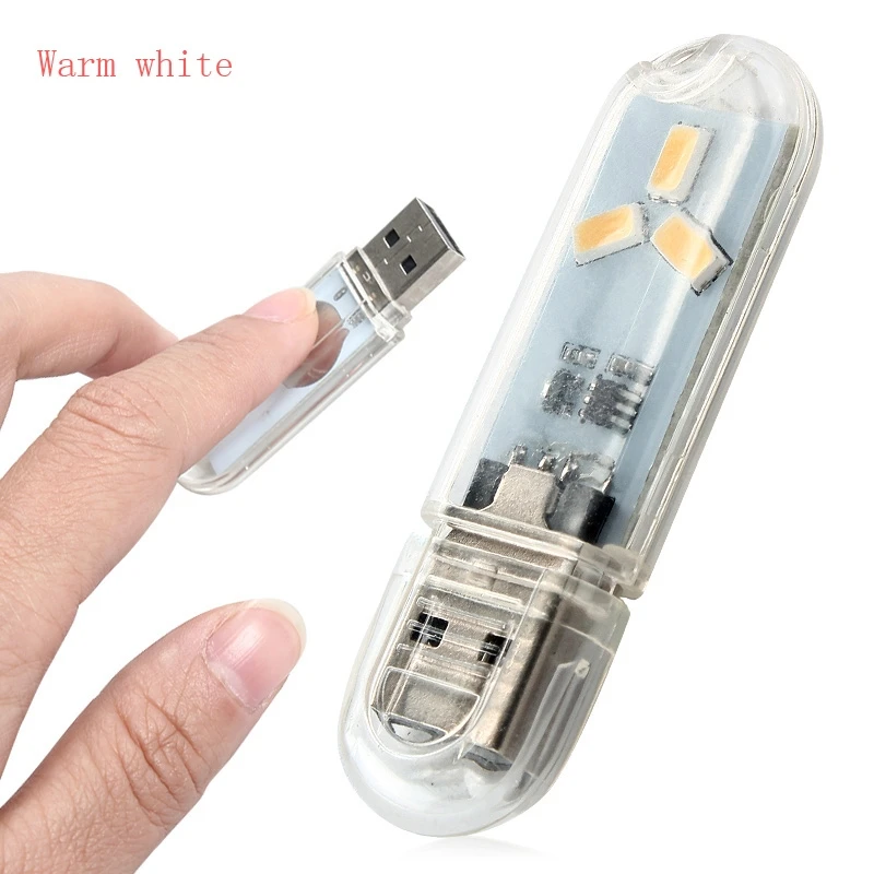 Мини USB лампа 5730 SMD 5V 3 LED сенсорный сенсор лампы для кемпинга светодиодные Ночник
