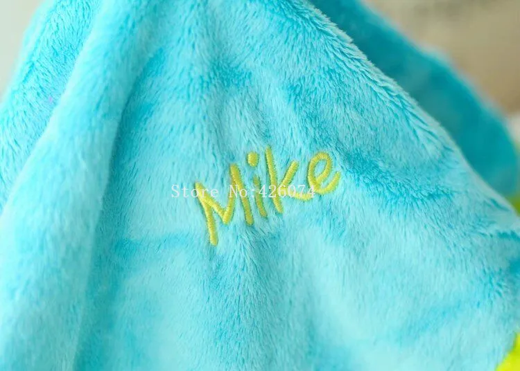 Новые монстры sulley Майк Вазовски комфорта ребенка Полотенца Одеяло с плюшевой подкладкой для девочек и мальчиков, детские мягкие Животные игрушки для детей, подарки