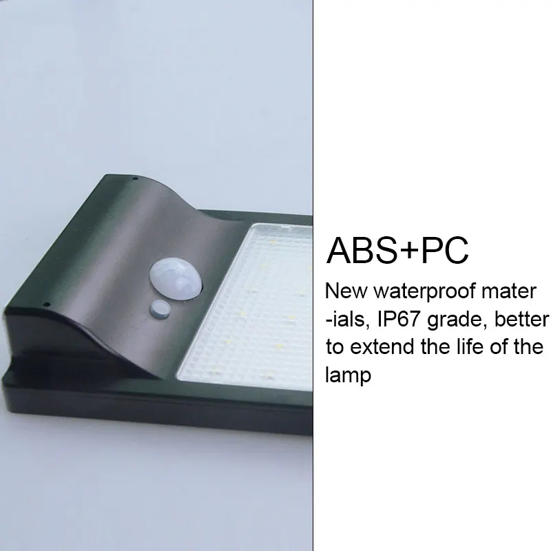 800 люмен светодиодный уличный свет Солнечная энергия 42 светодиода IP65