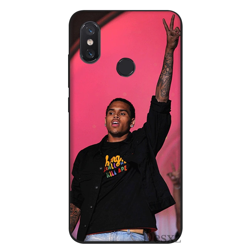 Чехол для телефона Xiaomi MiMAX3 6 8 9 10 SE A1 2 3 9T CC9 E Pro LiteSilicone Cover Chris Brown Breezy Bag | Мобильные