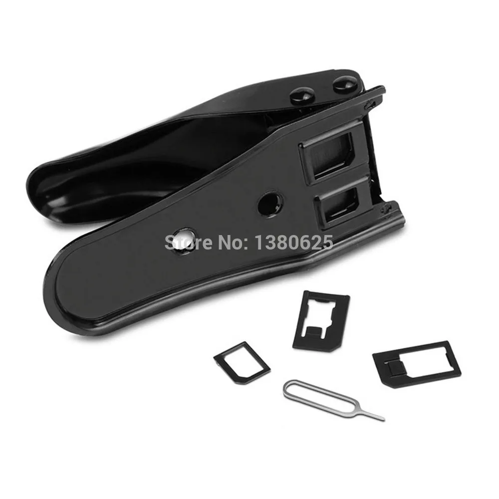 70024 Hot sales 5 in 1 Universal Double Cutting Sim Card Micro &amp Nano Dual Cutter for iPhone 4 4S 5s 5c | Мобильные телефоны и