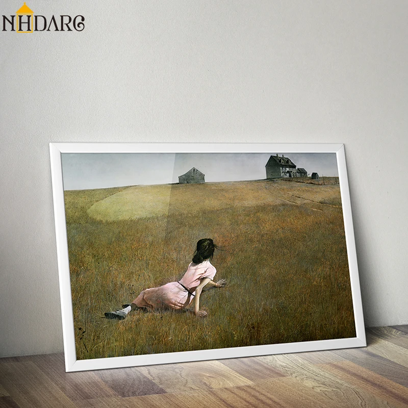 

Canvas Print Andrew Wyeth Christina's World Wall Art Canvas Poster and Print Canvas Painting Decorative Picture for Home Decor