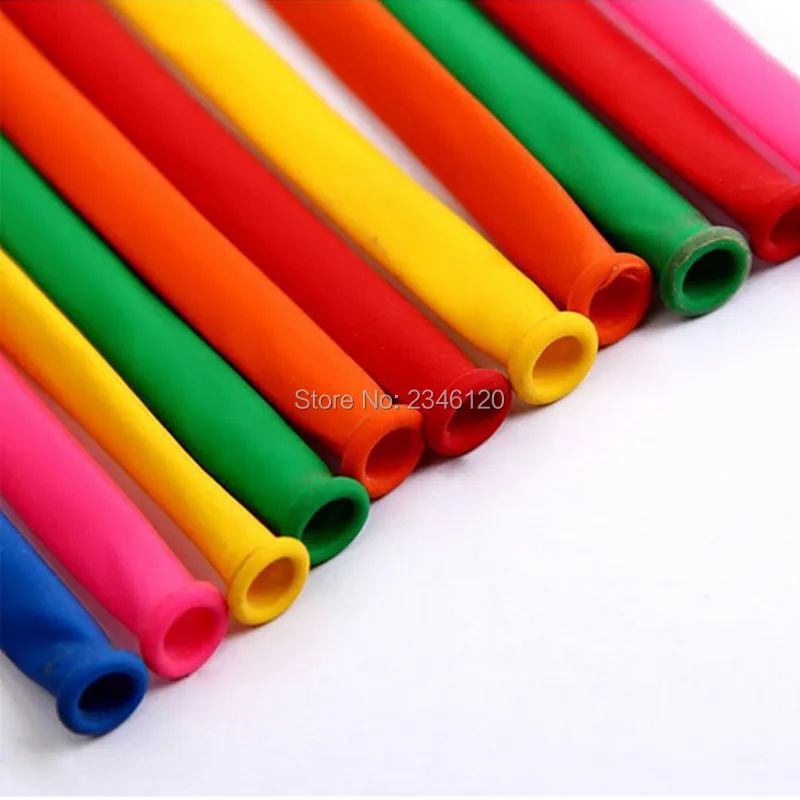 Дешевые латексные Разноцветные длинные воздушные шары 200 шт./лот) для дня