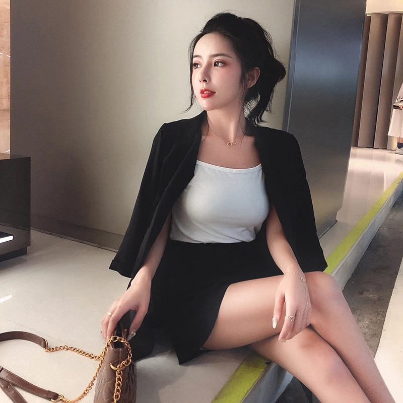 Сезон: весна–лето короткие костюмы женские Комплект из 2 предметов спортивный