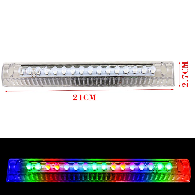 20cm Led Warning Light Car Alarm Security Lamp Universal Interior Decoration 16 Atmosphere Styling | Автомобили и мотоциклы