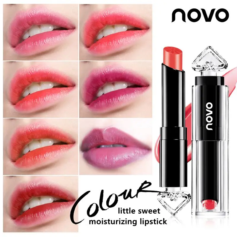 Новинка Ново полный укус Средства ухода за губами Долгое увлажняющий матовая ню