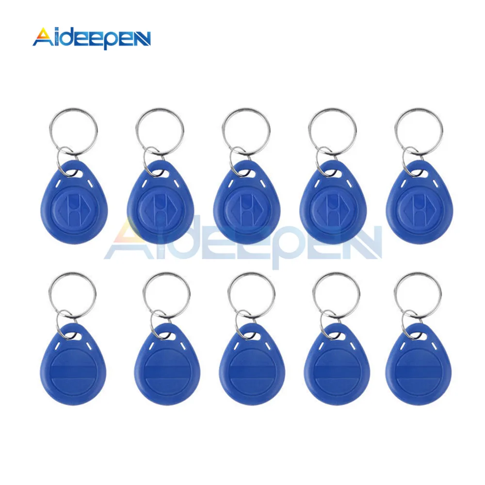 10pcs ID card 125 кГц EM4100 RFID Копир писатель Дубликатор Программист считыватель T5577 EM4305 перезаписываемый ID Брелоки метки карты ручной - Color: 10pcs ID card