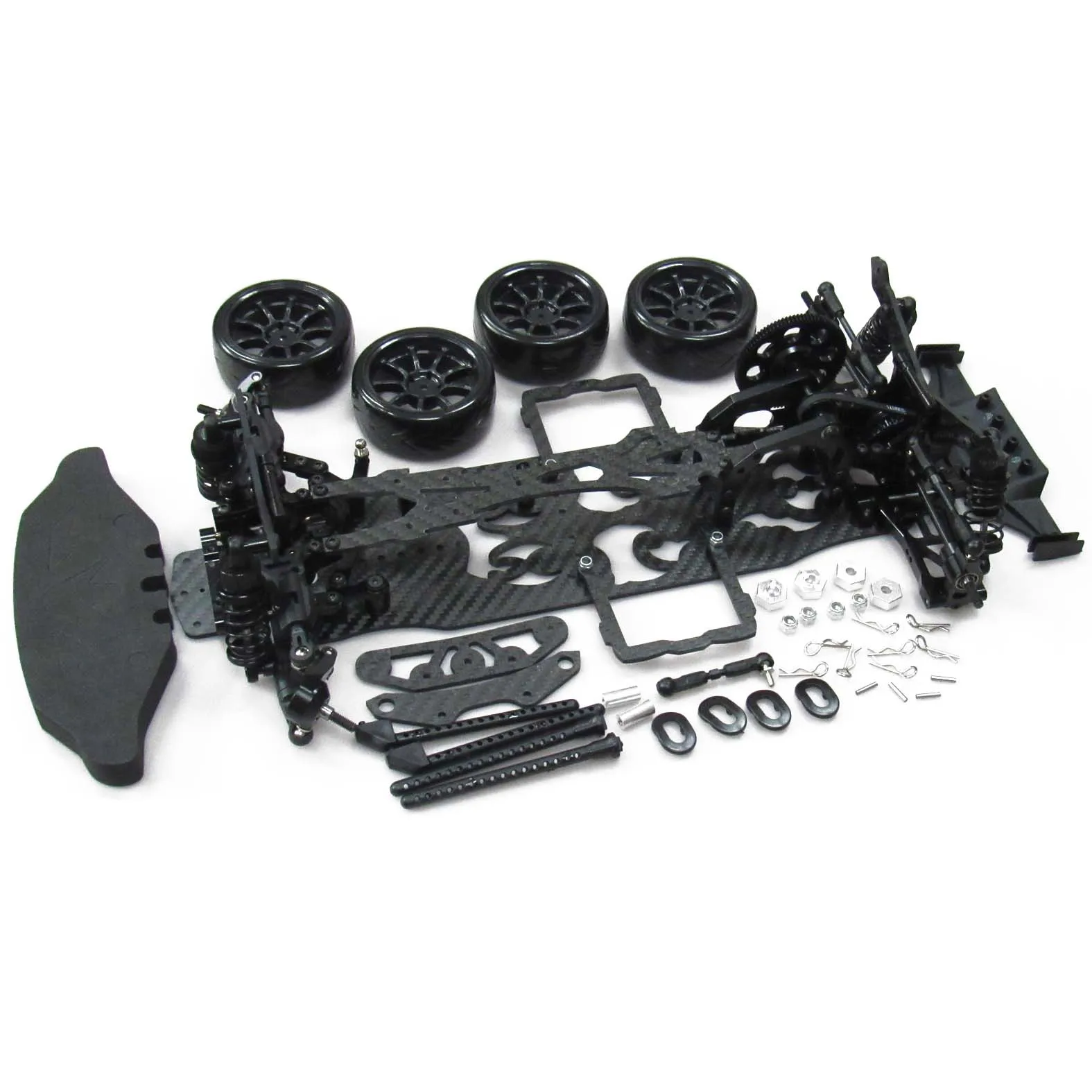 OEM 1/10 сплав и карбон SAKURA D4 RWD Дрифт гоночный автомобиль Шасси Рама кузова Комплект# KIT-D4RWD