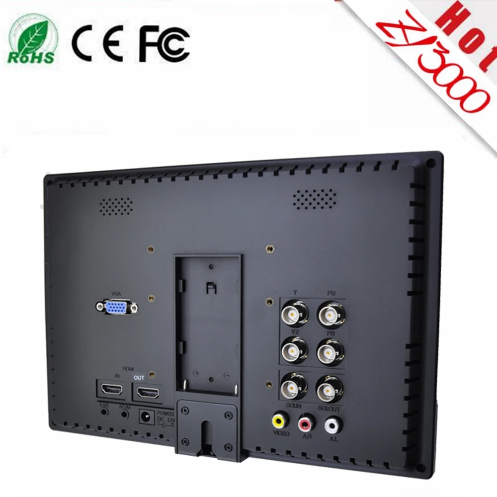 Новый 10 1 &quot1280*800 IPS HDMI SDI трансляции led hd монитор пиковый фильтр 5DII DSLR режим камеры