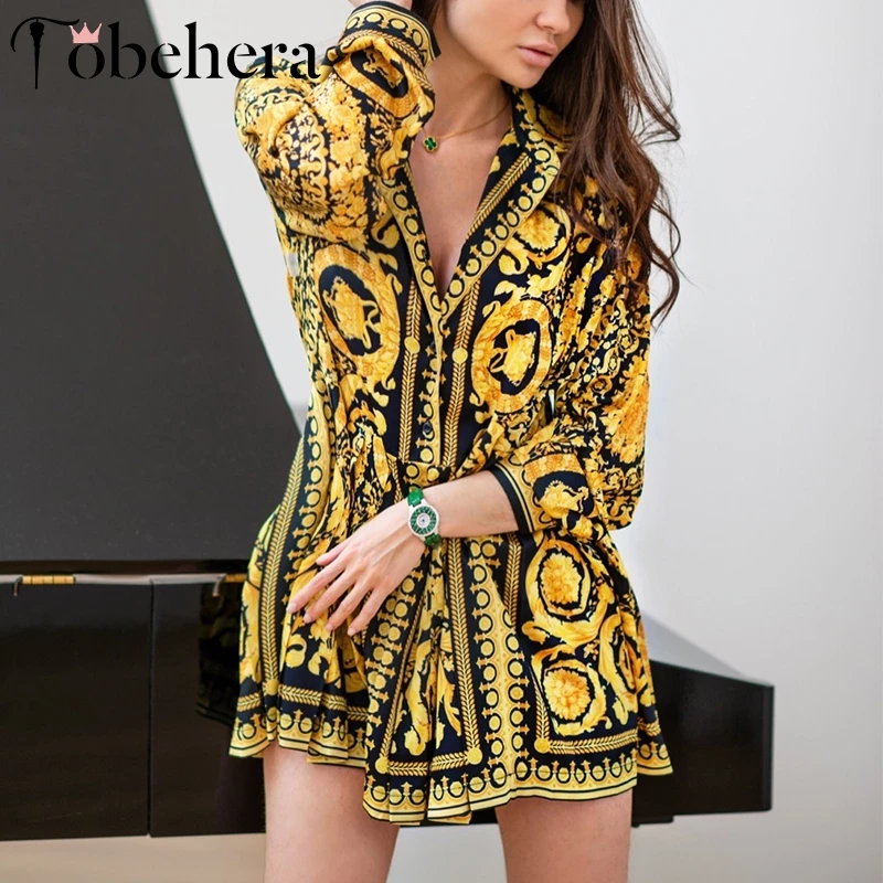 Женское винтажное платье Glamaker Золотое Платье с принтом пейсли пляжное большого