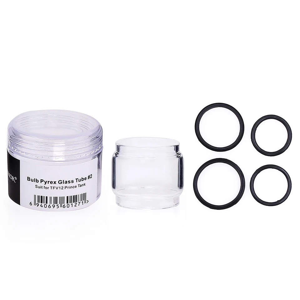 SMOK TFV12 Prince Tank Bulb Pyrex Стеклянная трубка капельного наконечника для V12 Prince Tank распылитель аксессуары для электронных сигарет